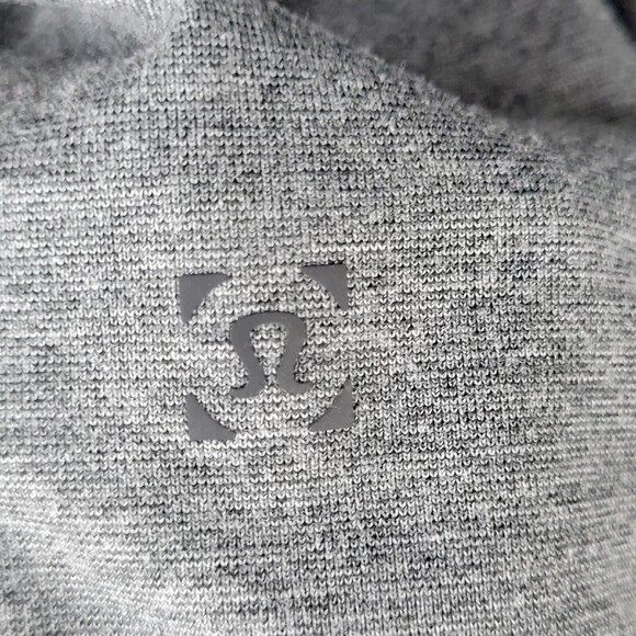 Lululemon Polo Shirt Mens Small Gray Pima Cotton Stretch Golf Casual Office - Picture 9 of 10